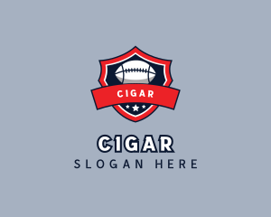 Football Athletic Team logo design