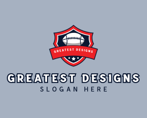 Football Athletic Team logo design