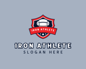 Football Athletic Team logo design