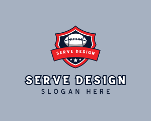 Football Athletic Team logo design