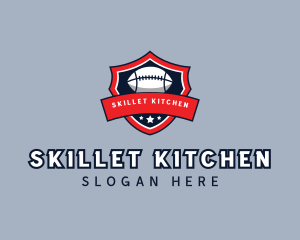 Football Athletic Team logo design