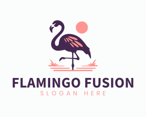 Bird Flamingo Animal logo