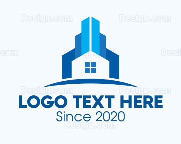 Blue Home Property Logo