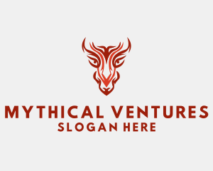 Mythical Dragon Head  logo design