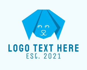 Blue Dog Origami logo