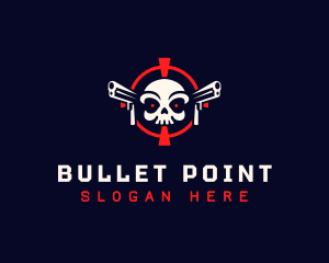 Skull Target Gun logo