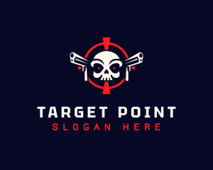 Skull Target Gun logo