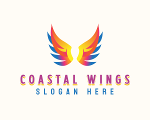 Angel Holy Wings logo design