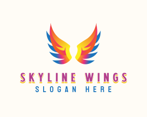 Angel Holy Wings logo design