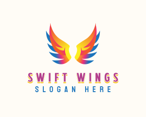 Angel Holy Wings logo design