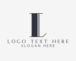 Elegant Beauty Wellness Letter L logo