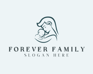 Parenting Mother Baby logo design