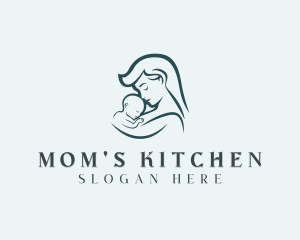 Parenting Mother Baby logo design