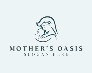 Parenting Mother Baby logo design