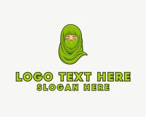 Muslim Niqab Avatar logo