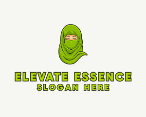 Muslim Niqab Avatar Logo