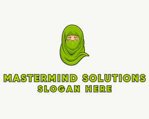 Muslim Niqab Avatar Logo