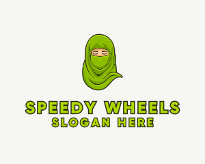 Muslim Niqab Avatar Logo