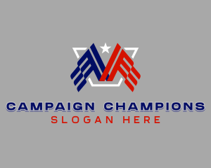 USA Politician Government logo design