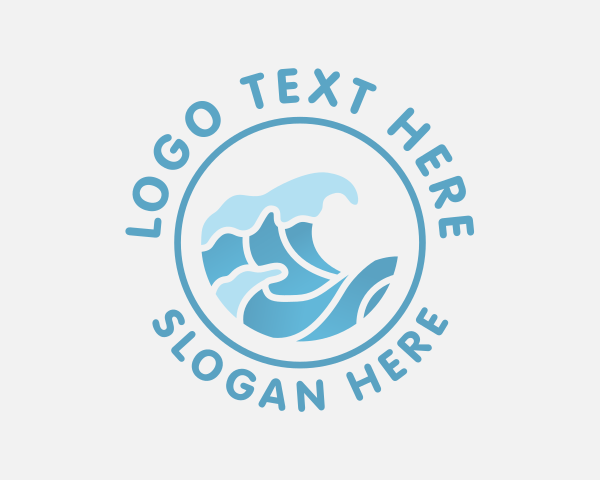 Surfer logo example 2
