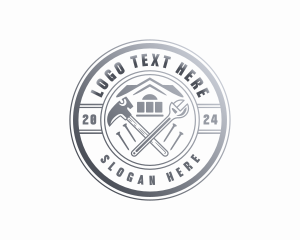 Handyman Hammer Wrench  Logo