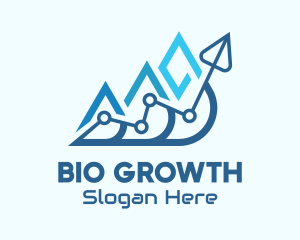 Business Growth Arrow logo design