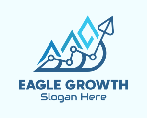 Business Growth Arrow logo design