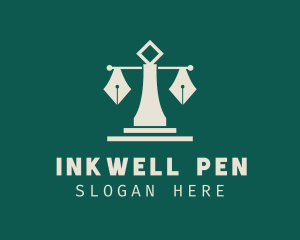 Pen Scale Law Firm logo design