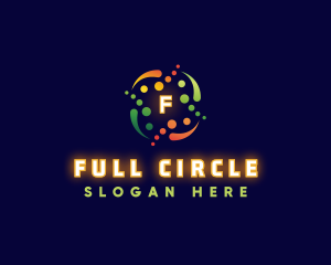 Circle Dots Technology logo design