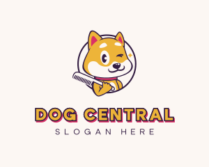 Puppy Dog Grooming logo design