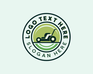 Landscaping Lawn Mower logo