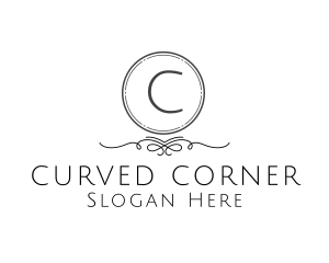 Decorative Circle Swirl   logo