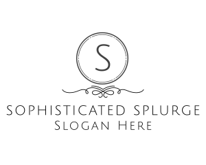 Decorative Circle Swirl   logo design