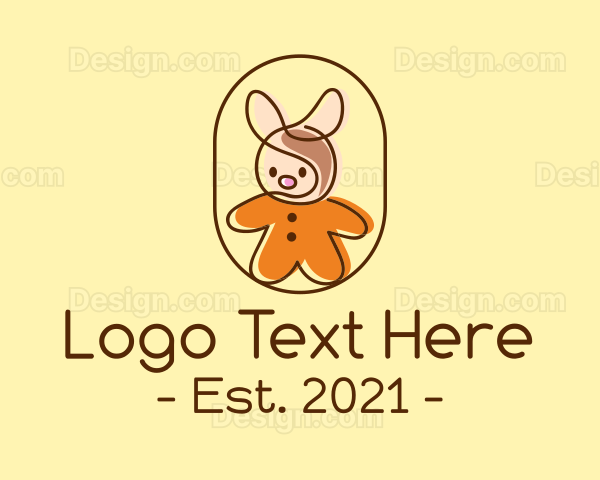 Monoline Baby Bunny Logo