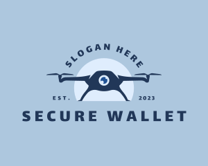 Drone Camera Security logo design