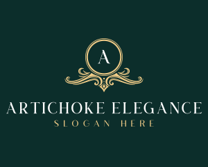 Elegant Hotel Shield logo design