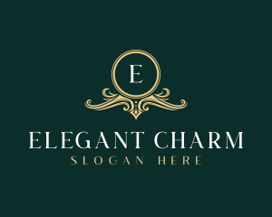 Elegant Hotel Shield logo design