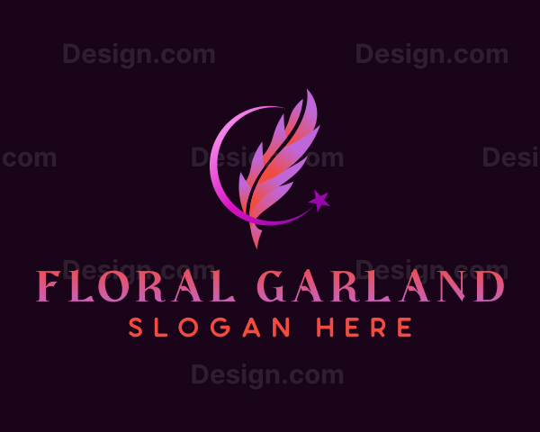 Quill Pen Writing Logo