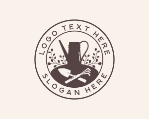 Rustic Gardening Tools logo