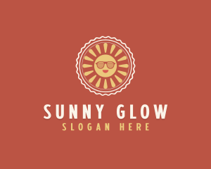 Summer Sunglasses Weather logo design