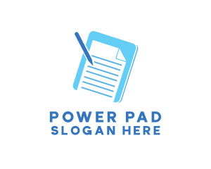 Essay Writing Pad logo design