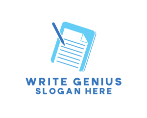 Essay Writing Pad logo design