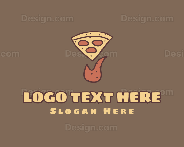 Fire Pizza Restaurant Logo