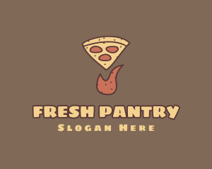 Fire Pizza Restaurant logo design