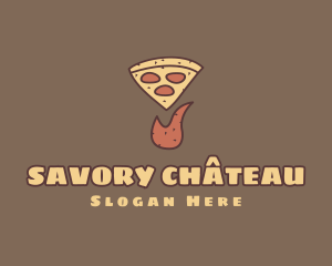 Fire Pizza Restaurant logo design