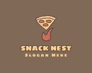 Fire Pizza Restaurant logo design