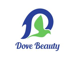 Blue Green Dove logo design