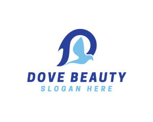 Blue Green Dove logo design