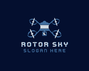 Tech Drone Videographer logo design