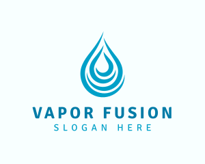 Water Droplet Liquid  logo design